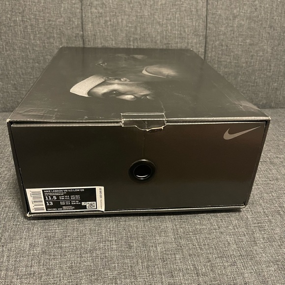 Nike Lebron VIII V/2 Low QS Treasure Blue/White Men’s Size 11.5 Used - Picture 4 of 10